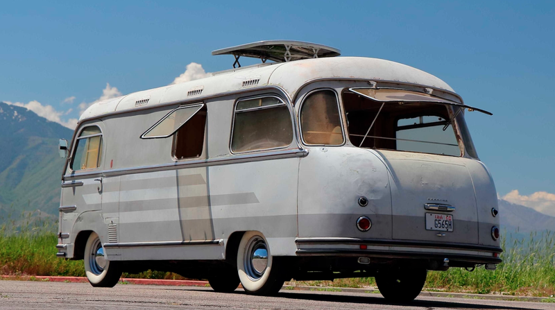 Illustration for article titled This Amazing Porsche 356-Powered FWD Camper is Up for Auction and May be the Slowest Porsche Ever